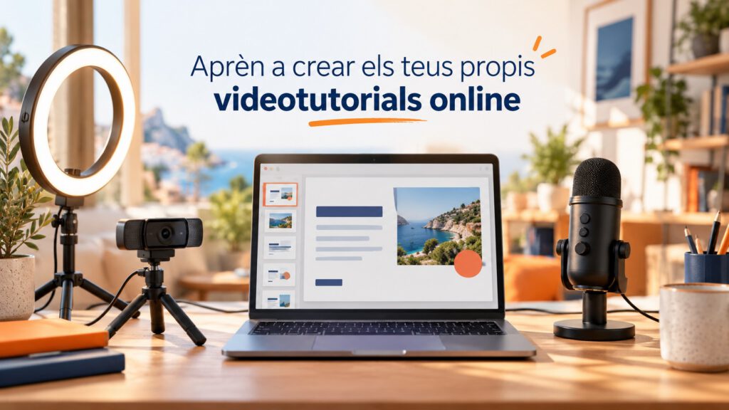 Imatge del curs Aprèn a crear els teus propis videotutorials online: guia completa per a professors (Setembre)