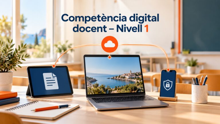 Imatge del curs Competència digital docent Nivell 1