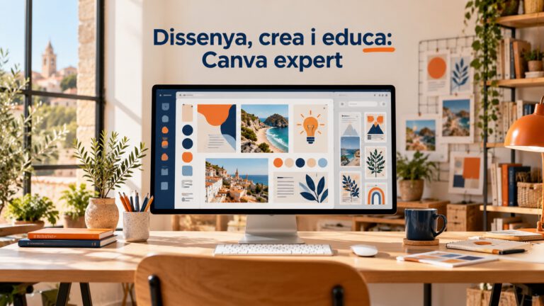 Imatge del curs Dissenya, Crea i Educa: Potencia la teva Aula amb Canva – Expert