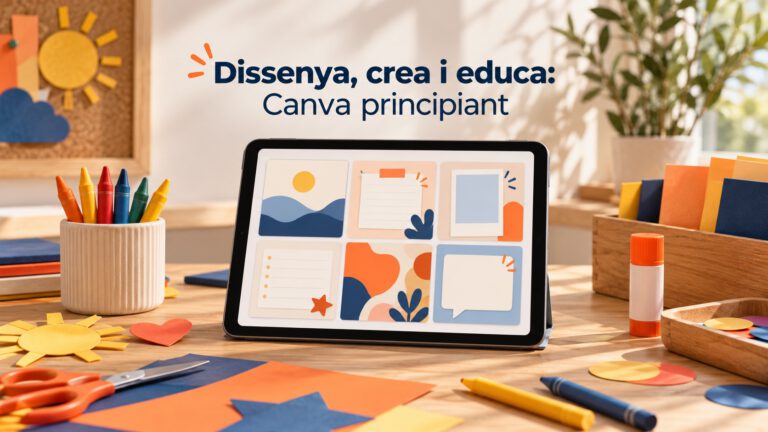 Imatge del curs Dissenya, Crea i Educa: Potencia la teva Aula amb Canva – Principiant