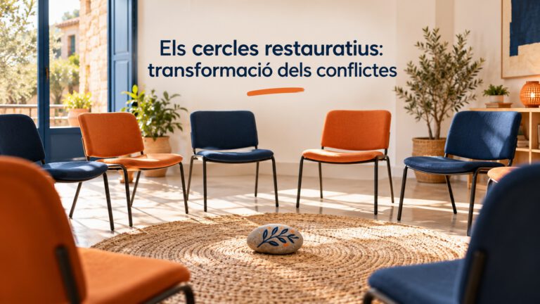 Imatge del curs Els cercles restauratius com a eina de transformació dels conflictes.