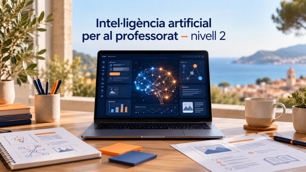 Imatge del curs Intel·ligència Artificial per al professorat – Nivell 2