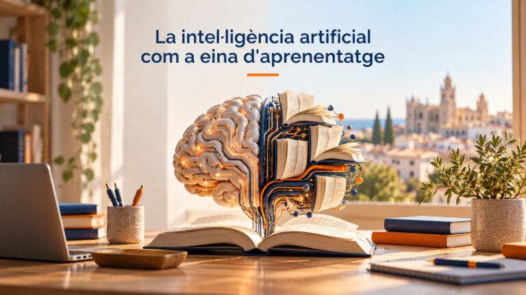 Imatge del curs La intel·ligència artificial com a eina d’aprenentatge