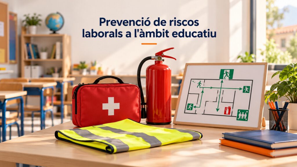 Imatge del curs Prevenció de riscos laborals a l’àmbit educatiu