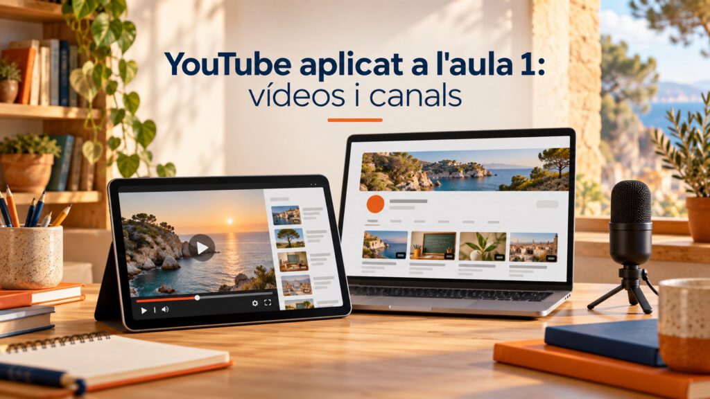 Imatge del curs YouTube aplicat a l’aula 1. Videos i canals de YouTube (Setembre)