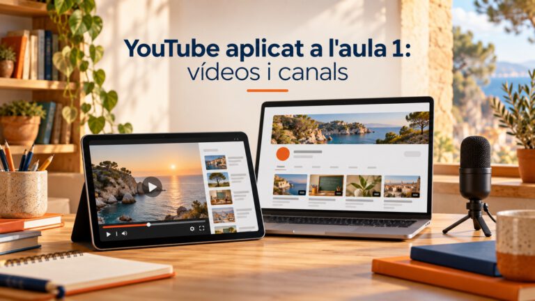 Imatge del curs YouTube aplicat a l’aula 1. Videos i canals de YouTube (Setembre)